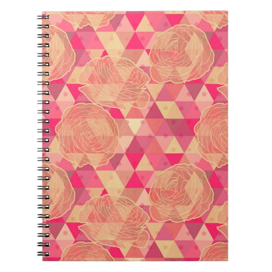 Stroomgeometrisch patroon notitieboek (Voorkant)