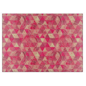 Stroomgeometrisch patroon snijplank (Voorkant)