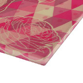 Stroomgeometrisch patroon snijplank (Hoek)