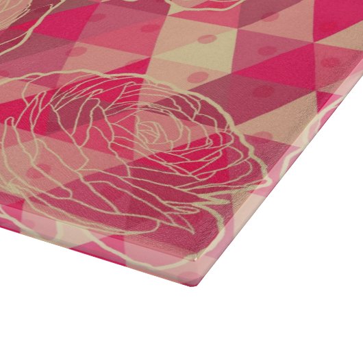 Stroomgeometrisch patroon snijplank (Hoek)