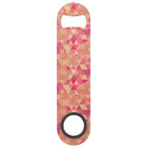 Stroomgeometrisch patroon speed flessenopener