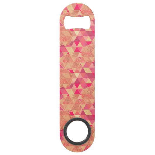 Stroomgeometrisch patroon speed flessenopener (Voorkant)