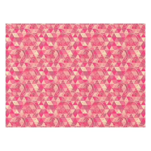 Stroomgeometrisch patroon tafelkleed (Voorkant (Horizontaal))