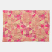 Stroomgeometrisch patroon theedoek (Horizontaal)