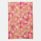 Stroomgeometrisch patroon theedoek (Verticaal)