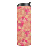 Stroomgeometrisch patroon thermosbeker (Gedraaid links)