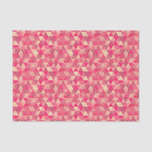 Stroomgeometrisch patroon tissuepapier (Voorkant)