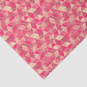 Stroomgeometrisch patroon tissuepapier (Detail)