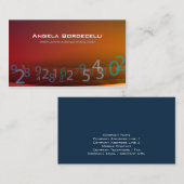 Stroomgetallen Boekhouding Visitekaartje (Voorkant / Achterkant)