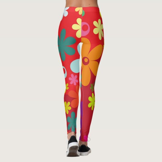 Stroomkabel Hippie Leggings (Achterkant)
