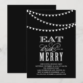 STROOMLICHTEN | VERZOEK VAN DE PARTIJ VAN HOLIDAAG KAART (Voorkant / Achterkant)