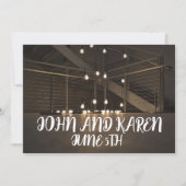 STROOMLICHTEN WEDDING INVITATIONS CUSTOM KAART (Voorkant)