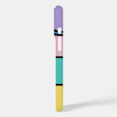 Stroomlijn moderne retro stijl geometrisch ontwerp Case-Mate iPhone case (Achterkant / Links)