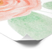 STROOMLOPEND SEAMLESS PATROON PERFECT POSTER (Hoek)