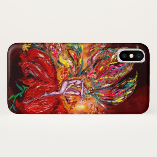 STROOMMELING IN RODE Fantasy Case-Mate iPhone Case (Achterkant (horizontaal))