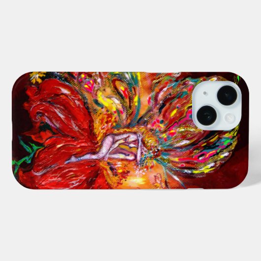 STROOMMELING IN RODE Fantasy Case-Mate iPhone Case (Achterkant (horizontaal))