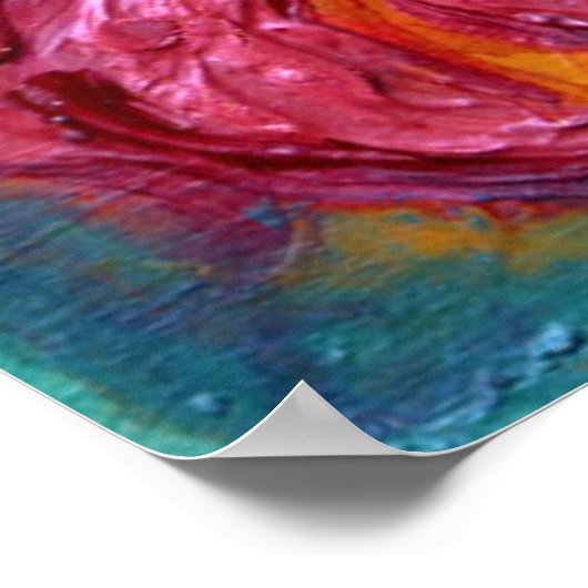 STROOMMELING OP DE PINK IRIS Fantasy Poster (Hoek)