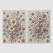 Stroommix van wilde bloemen - decoupage - tissuepapier (Voorkant)