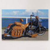 STROOMMONSTERS EN BAGINA'S OP DE MOTORCYCLUS LEGPUZZEL (Horizontaal)
