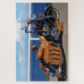 STROOMMONSTERS EN BAGINA'S OP DE MOTORCYCLUS LEGPUZZEL (Verticaal)