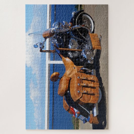 STROOMMONSTERS EN BAGINA'S OP DE MOTORCYCLUS LEGPUZZEL (Verticaal)