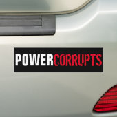 Stroomonderbrekingen Bumpersticker (Op auto)