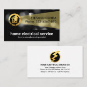 stroomonderbrekingsbokeh van de lichtbundel visitekaartje (Voorkant / Achterkant)