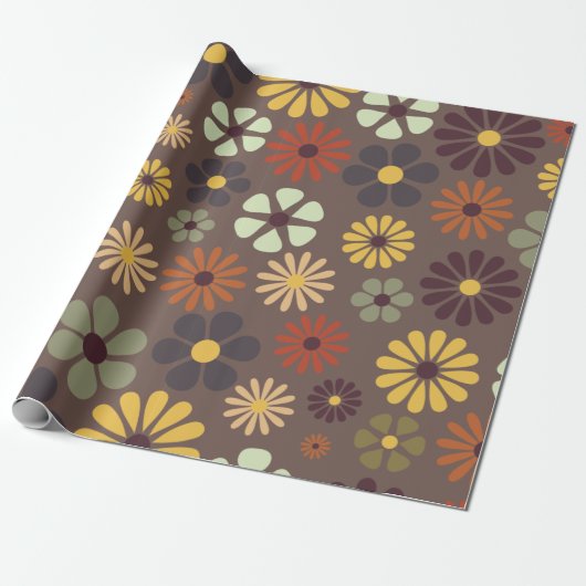 Stroomopriem voor ventilator Hippy Flowers Cadeaupapier (Uitgerold)