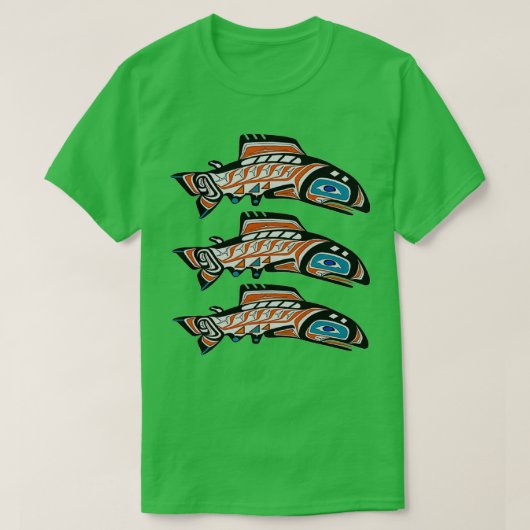 Stroomopwaartse Swim T-shirt (Design voorkant)