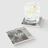 Stroompatroon 4 stenen onderzetter (Zijkant)