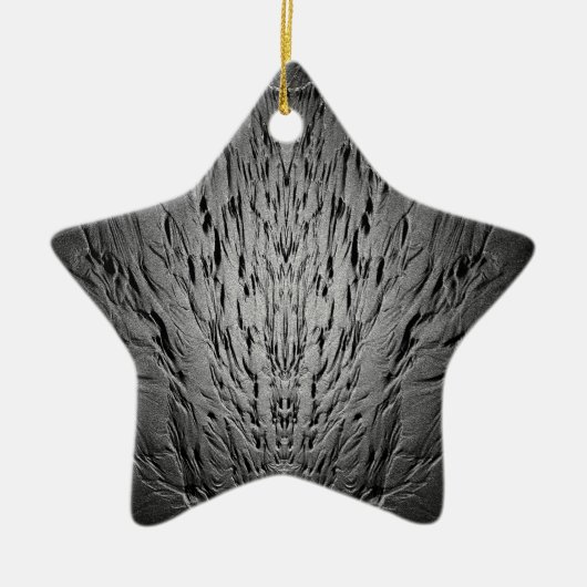 Stroompjes op een zandstrand keramisch ornament (Voorkant)