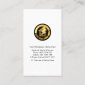 Stroomplug Thuisbedrading storing Visitekaartje (Achterkant)