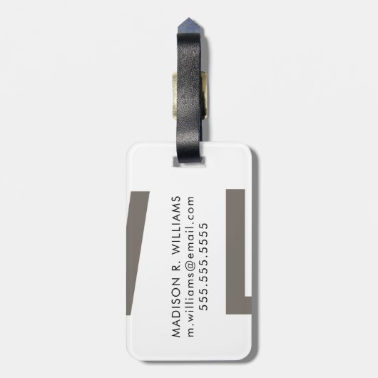 Stroomprijzen VII Bagagelabel (Achterkant verticaal)