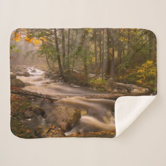 Stroomstromen Appalachian Trail | Vermont Sherpa Deken (Voorkant (horizontaal))