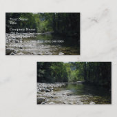Stroomstroom door bomen visitekaartje (Voorkant / Achterkant)