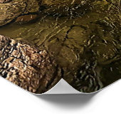 Stroomstroom door het Poster Natuur bossen (Hoek)