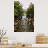 Stroomstroom door het Poster Natuur bossen (Keuken)