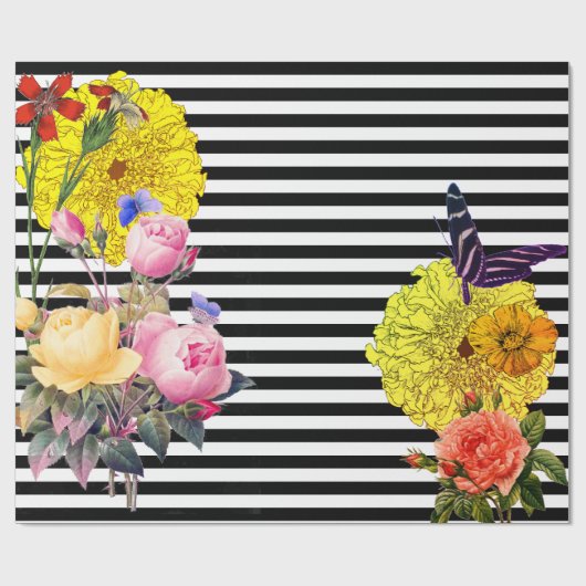 STROOMSTROOM, ROOS, verpakkingspapier Cadeaupapier (Vlak)