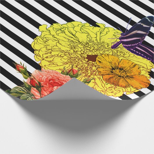 STROOMSTROOM, ROOS, verpakkingspapier Cadeaupapier (Hoek)