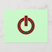 Stroomsymbool Briefkaart (Voorkant)