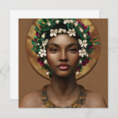 Stroomtoevoer | Afrikaans-Amerikaanse koningin (Voorkant / Achterkant)