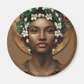 Stroomtoevoer | Afrikaans-Amerikaanse koningin Magneet (Voorkant)