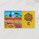 STROOMVELDEN, FLORA HONEY BEOOGDE WAX SEAL, BEEKEE VISITEKAARTJE (Achterkant)