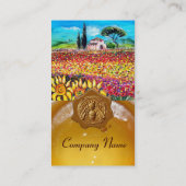 STROOMVELDEN, FLORA HONEY BEOOGDE WAX SEAL, BEEKEE VISITEKAARTJE (Achterkant)