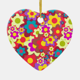 Stroomverbruik 60s hippy keramisch ornament