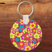 Stroomverbruik 60s hippy sleutelhanger (Voorkant)