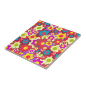 Stroomverbruik 60s hippy tegeltje (Zijkant)