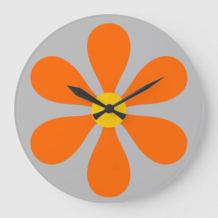 Stroomverbruik - oranje grote klok
