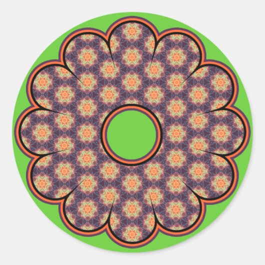 Stroomverbruik Ronde Sticker (Voorkant)