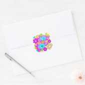 Stroomverbruik Ronde Sticker (Envelop)